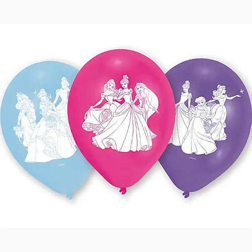 Amscan Disney Princess Ballone (6Teile)