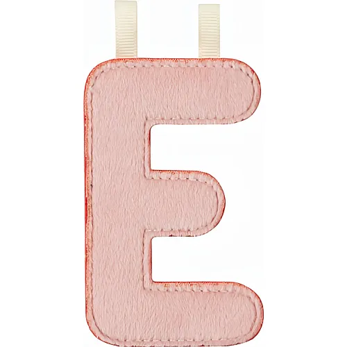 Lilliputiens Buchstabe E Glow in the Dark pink