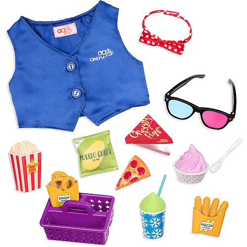 Our Generation Puppen Outfit Kinobesuch mit Snacks