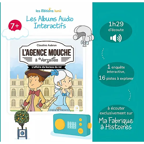 Lunii Album Audio Interactif L'agence Mouche A Versailles 7+