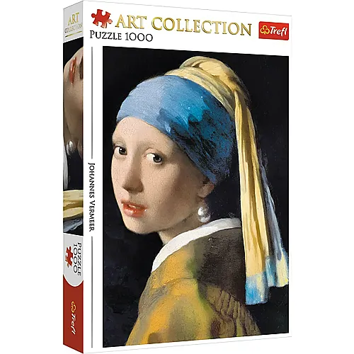 Trefl Puzzle Art Collection Ein Mdchen mit Perle, Jan Vermeer (1000Teile)