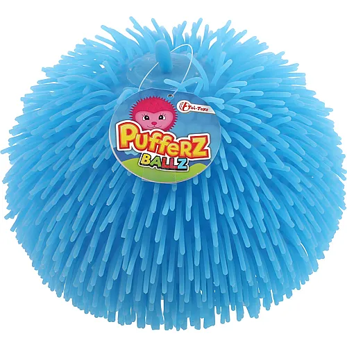 Toi-Toys Pufferz Pufferball Blau, 23cm