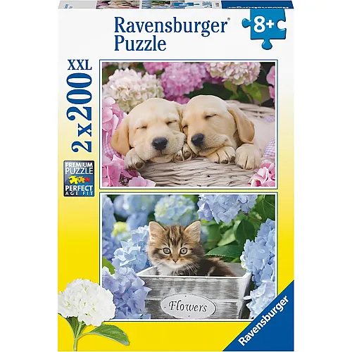 2in1 Hunde und K�tzchen 200Teile