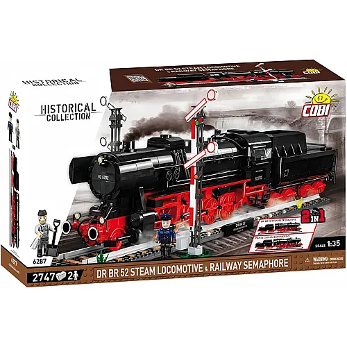 DR BR 52Steam Locomotive & Railway Semaphore 6287