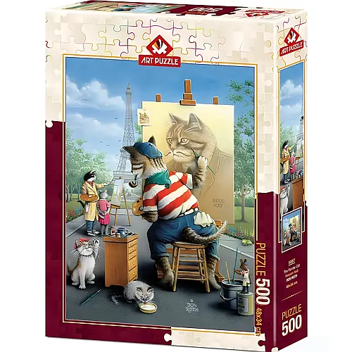 Art Puzzle Painter Cat (500Teile)