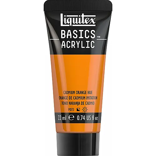 Liquitex Lqx Basics Acrylfarbe 22ml Tube Kadmiumornage Farbton