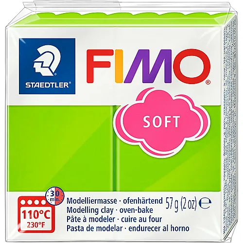 Fimo Soft Modelliermasse Apfelgr�n - 57 g