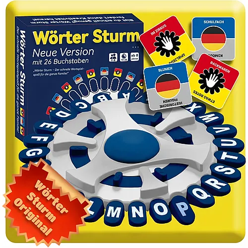 Merrwon W�rter Sturm Spiel Weiss - Mehrsprachig