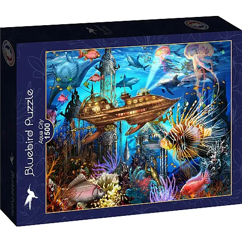 Bluebird Puzzle Marchetti Ciro Aqua City - 1500 Teile