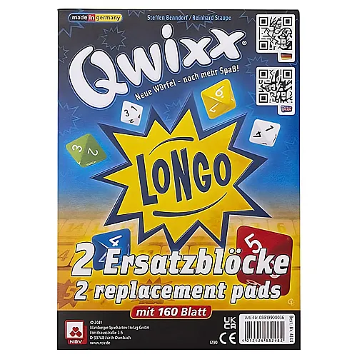 Qwixx Longo - Ersatzblcke 2er