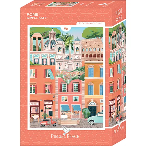 Pieces & Peace Puzzle MIni Rom (96Teile)