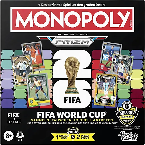 Hasbro Gaming Monopoly Panini Prizm: FIFA World Cup Spiel - Deutsch