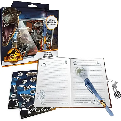 Kids Licensing Jurassic World Tagebuch mit magischem Stift