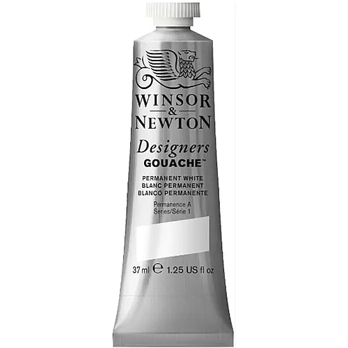 Winsor & Newton W&n Designers Gouache 37 ML Permanentweiss