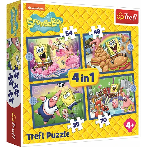 4in1 SpongeBobs Unterwasserleben - 35 Teile