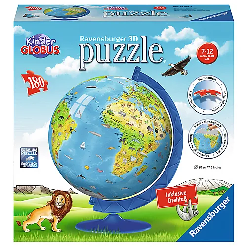 Ravensburger Puzzleball Kindererde Englisch (180Teile)