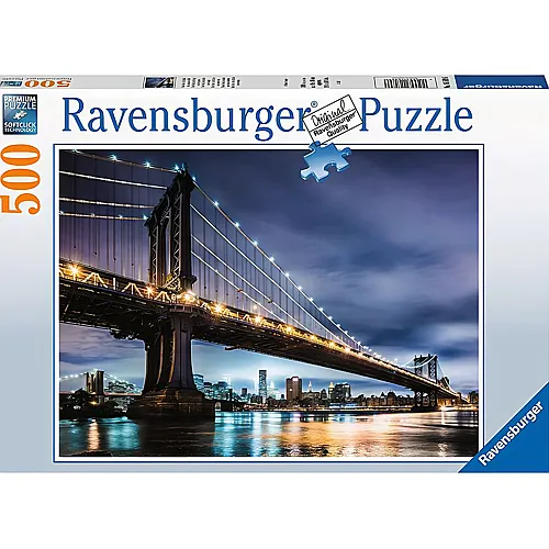 Ravensburger Puzzle New York, die Stadt die niemals schlft (500Teile)