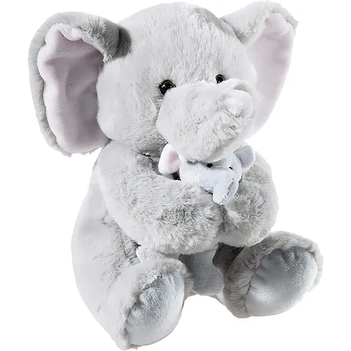 Heunec Misanimo Elefant mit Baby - 25 cm