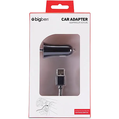 Bigben Kfz-Adapter V2 [inkl. Ladekabel] -black [NSW]
