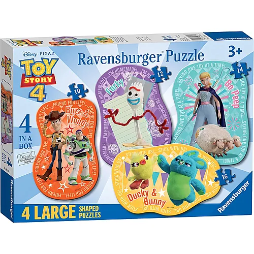 Ravensburger Puzzle 4in1 Shaped Toy Story - 10 Teile