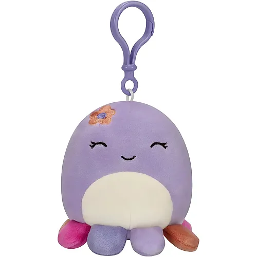 Clip-on Pl�sch Beula der Oktopus - 9 cm