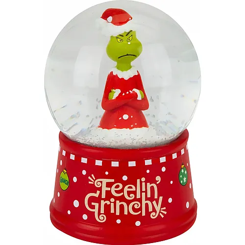 Sombo Grinch Schneekugel 10cm rot Feelin Grinchy