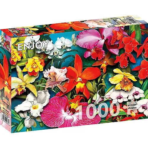 Enjoy Puzzle Orchid Jungle - 1000 Teile