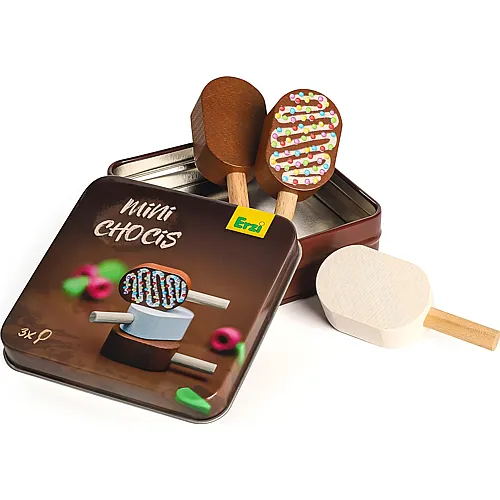 Erzi Mini Eis Chocis in der Dose aus Holz