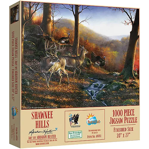 SunsOut Puzzle Abraham Hunter Shawnee Hills - 1000 Teile