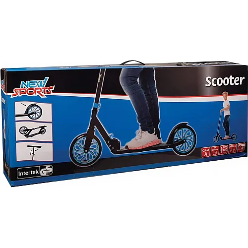 New Sports NSP Scooter Blau/Schwarz, 200mm, ABEC7