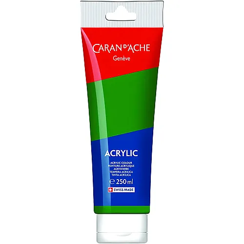 Caran d'Ache Acrylfarbe Grasgr�n - 250 ml