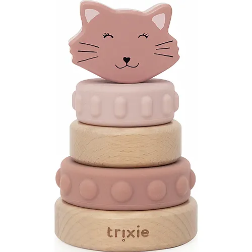 Trixie Stapelturm aus Holz und Silikon Katze