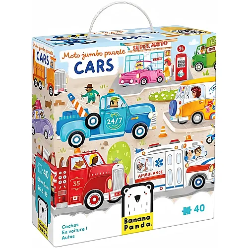 Banana Panda Moto Jumbo Cars (40Teile)