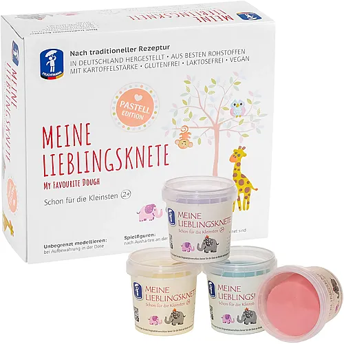 Feuchtmann Meine Lieblingsknete Pastell - 4 x 150 g