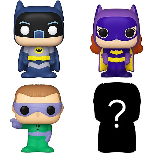 Batman, Batgirl, The Riddler und Mystery 4Teile