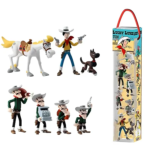 Plastoy Tubo Lucky Luke - 7 Fig.