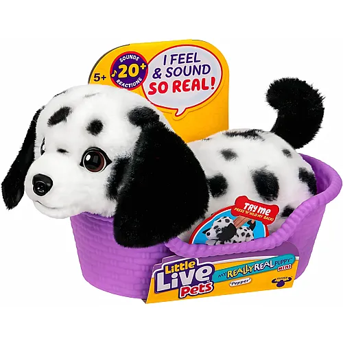 Moose Toys Little Live Pets Mein wirklich echter Welpe Mini Pepper