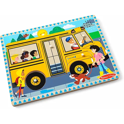 Melissa & Doug Soundpuzzle - Die R�der vom Bus - 6 Teile