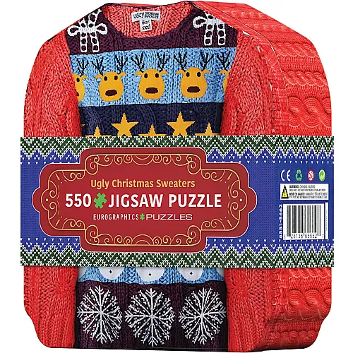 Ugly Christmas Sweaters Tin 550Teile