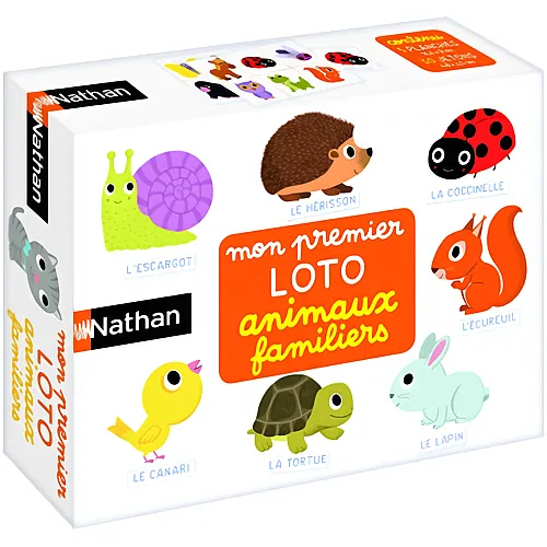 Nathan Mon Premier Loto Animaux Familiers (FR)