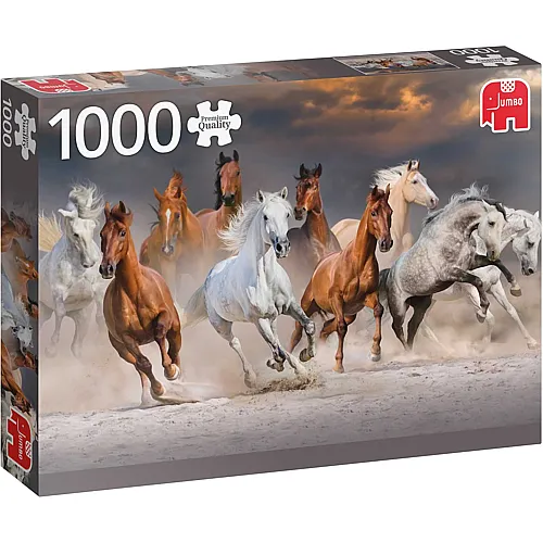 Jumbo Puzzle Desert Horses (1000Teile)