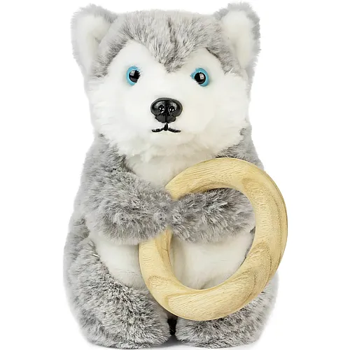 Living Nature Husky mit Bei�ring - 20 cm