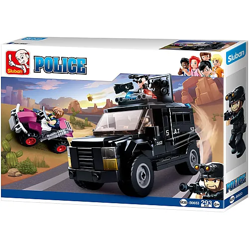 Sluban Police S.W.A.T. Fahrzeug (293Teile)
