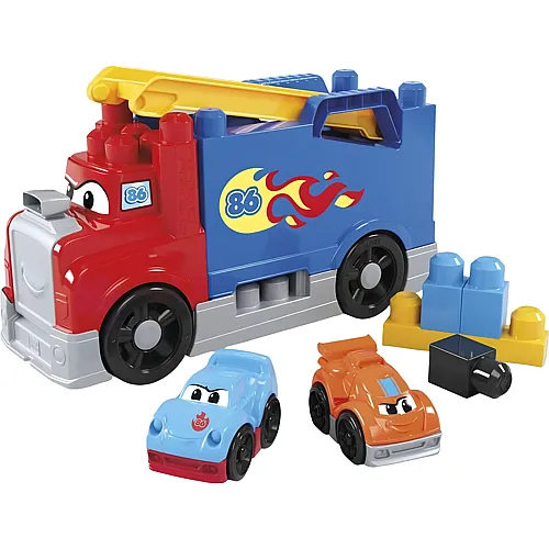 Fast Tracks Rennwagen-Transporter 19Teile