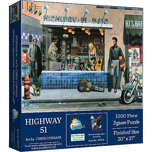 SunsOut Puzzle Chris Consani Highway 51 - 1000 Teile