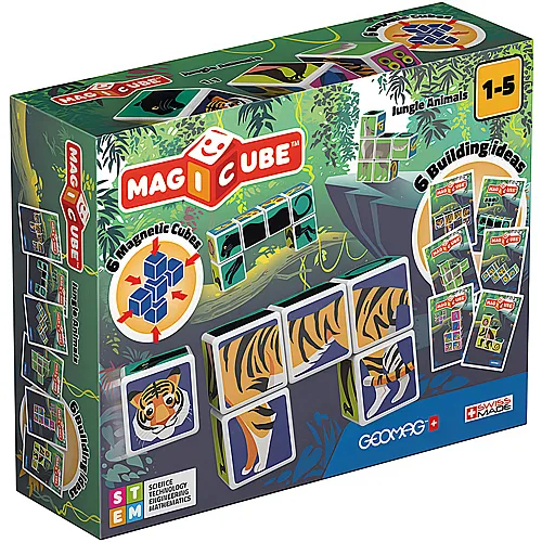 Geomag Magicube Jungletiere (9Teile)