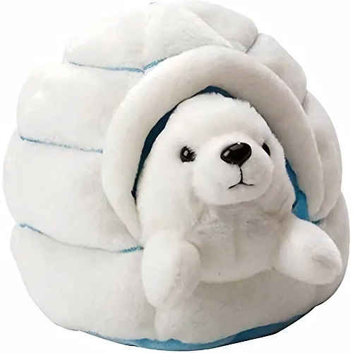 Wild Republic Polar Iglu mit Sattel Robbe - 18 cm