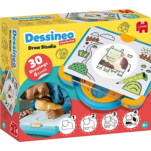 Jumbo Studio de dessin Apprendre � dessiner �tape par �tape