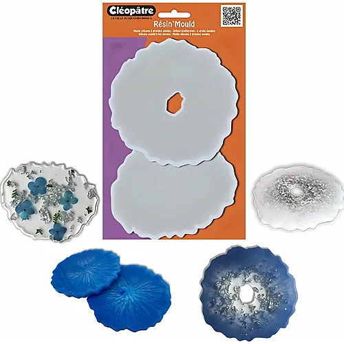 Cleopatre Durchsichtige Resin Silikon Form Fur 2 Gro��e Geoden
