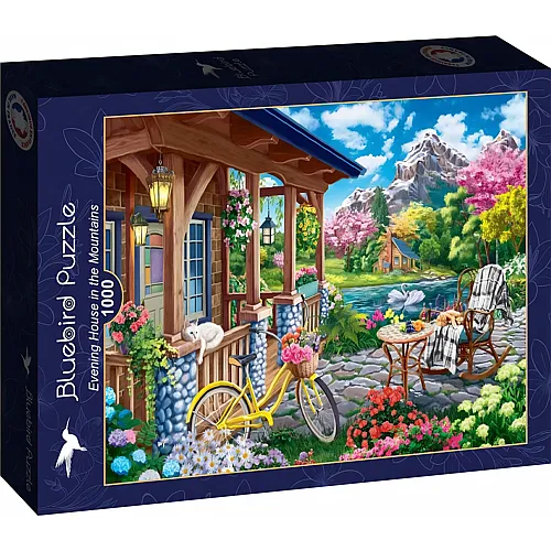 Bluebird Puzzle Abendhaus in den Bergen - 1000 Teile